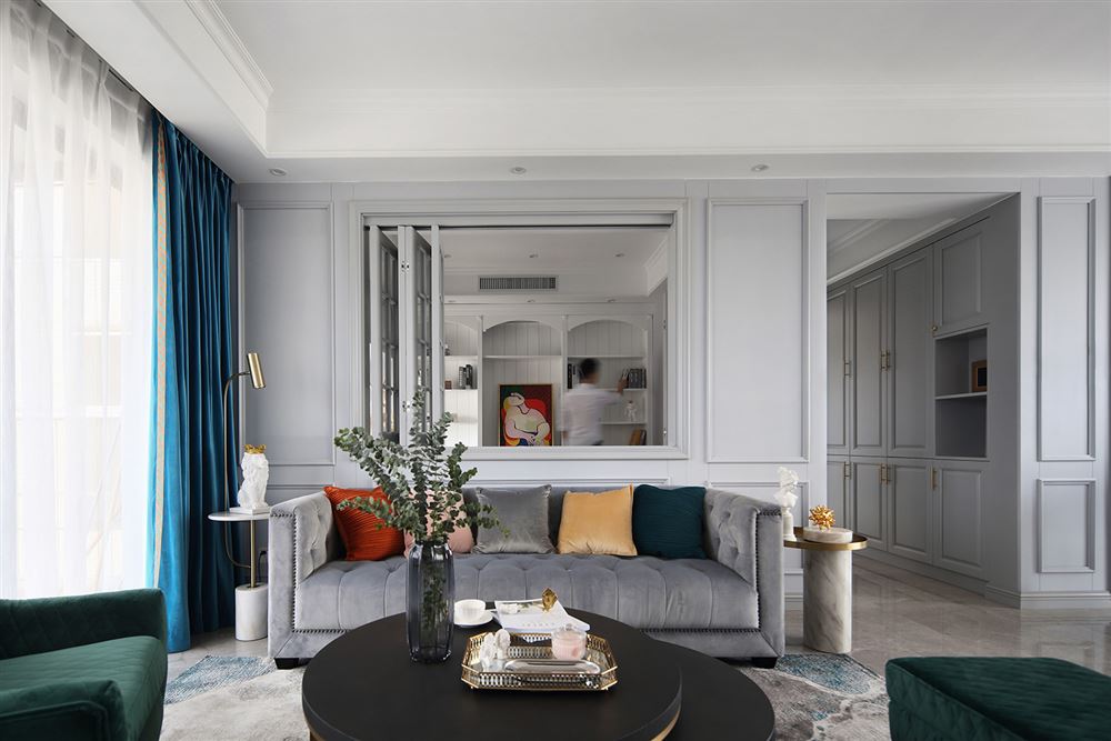 江門市新會(huì)碧桂園美式風(fēng)格三居室裝修案例