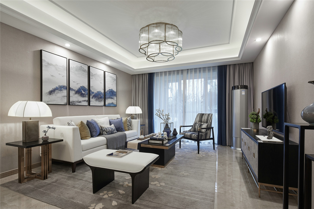 新中式風格室內設計家裝案例-客廳 新中式風格室內設計家裝案例-客廳