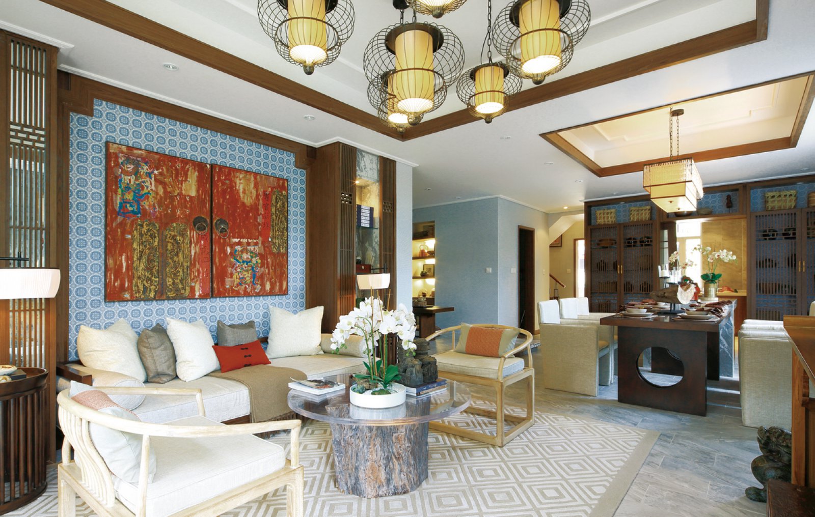 裝修公司中式風(fēng)格室內(nèi)裝修效果圖-客廳 裝修公司中式風(fēng)格室內(nèi)裝修效果圖-客廳