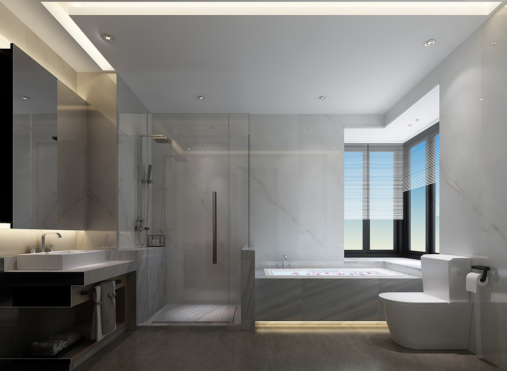 簡(jiǎn)約輕奢風(fēng)格室內(nèi)裝修設(shè)計(jì)效果圖-富春山居四居190平米-室內(nèi)主衛(wèi)裝修設(shè)計(jì) 簡(jiǎn)約輕奢風(fēng)格室內(nèi)裝修設(shè)計(jì)效果圖-富春山居四居190平米-室內(nèi)主衛(wèi)裝修設(shè)計(jì)