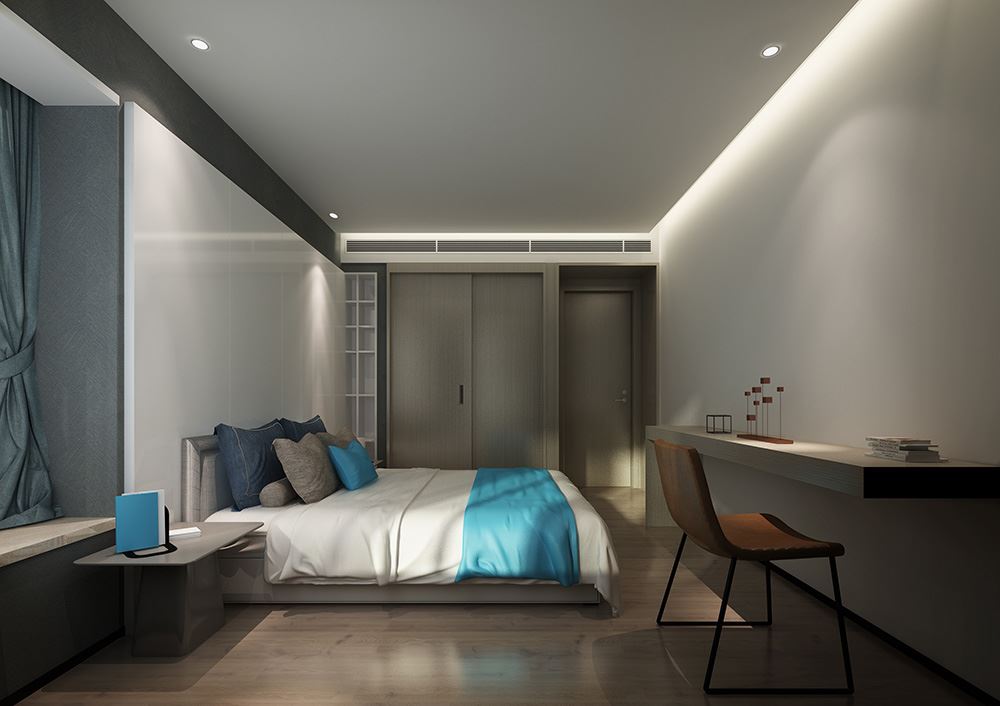 廣州市芳村花園現代簡約風格四居室裝修案例