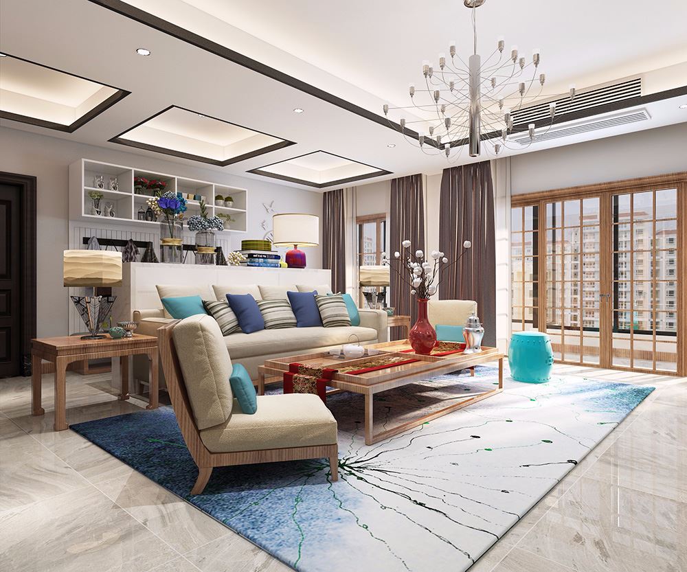 佛山市恒大山湖郡輕奢風格別墅裝修案例