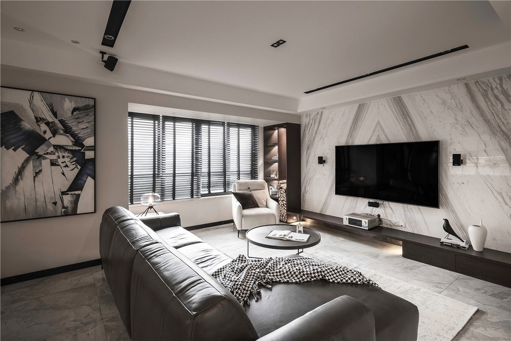 現(xiàn)代簡(jiǎn)約風(fēng)格室內(nèi)家裝案例效果圖-客廳電視背景墻 現(xiàn)代簡(jiǎn)約風(fēng)格室內(nèi)家裝案例效果圖-客廳電視背景墻