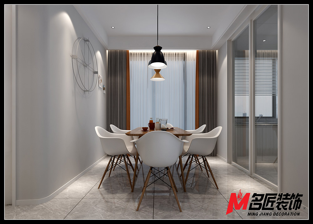 景都佳苑二居105平米北歐風(fēng)格裝修案例-餐廳 景都佳苑二居105平米北歐風(fēng)格裝修案例-餐廳