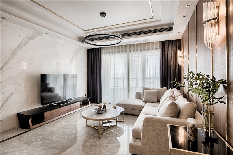 后現(xiàn)代港式風格家裝設(shè)計室內(nèi)裝修效果圖-客廳 后現(xiàn)代港式風格家裝設(shè)計室內(nèi)裝修效果圖-客廳