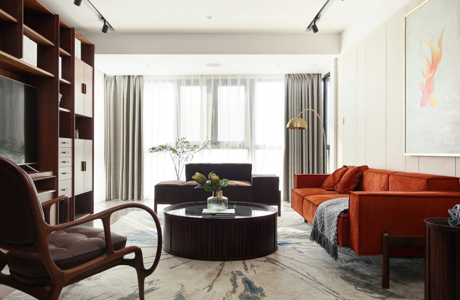 新中式風(fēng)格家裝設(shè)計(jì)室內(nèi)裝修效果圖-客廳 新中式風(fēng)格家裝設(shè)計(jì)室內(nèi)裝修效果圖-客廳