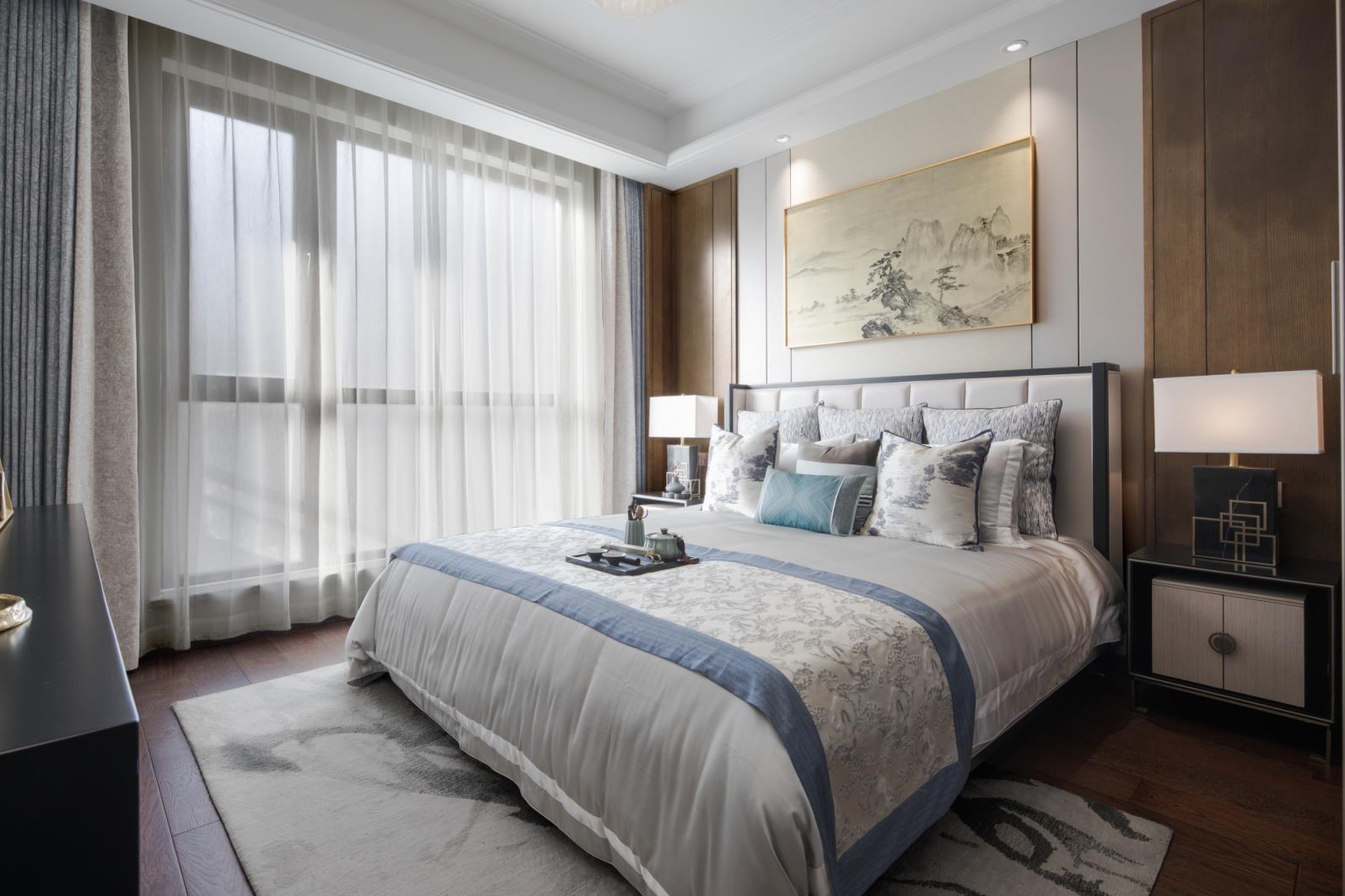 新中式風(fēng)格室內(nèi)設(shè)計家裝案例-臥室 新中式風(fēng)格室內(nèi)設(shè)計家裝案例-臥室