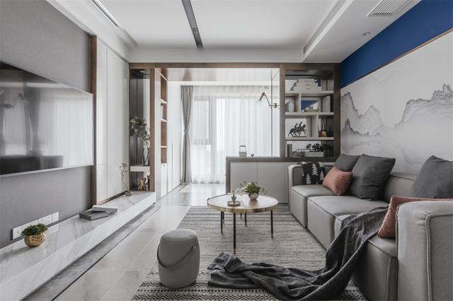 裝修公司新中式風格室內(nèi)裝修效果圖-客廳 裝修公司新中式風格室內(nèi)裝修效果圖-客廳