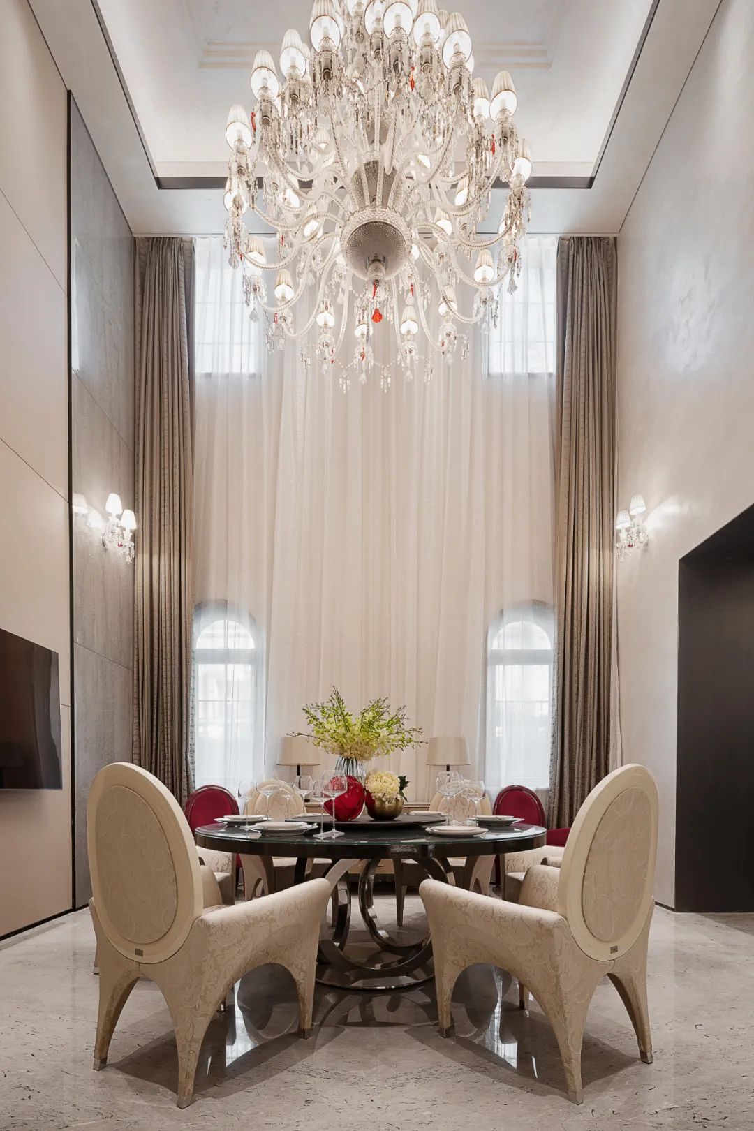 簡歐風格家裝設(shè)計別墅裝修效果圖-餐廳 簡歐風格家裝設(shè)計別墅裝修效果圖-餐廳