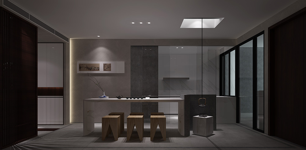 新中式風(fēng)格室內(nèi)裝修設(shè)計效果圖-雅頌流花君庭平層-室內(nèi)休閑餐廳裝修設(shè)計 新中式風(fēng)格室內(nèi)裝修設(shè)計效果圖-雅頌流花君庭平層-室內(nèi)休閑餐廳裝修設(shè)計