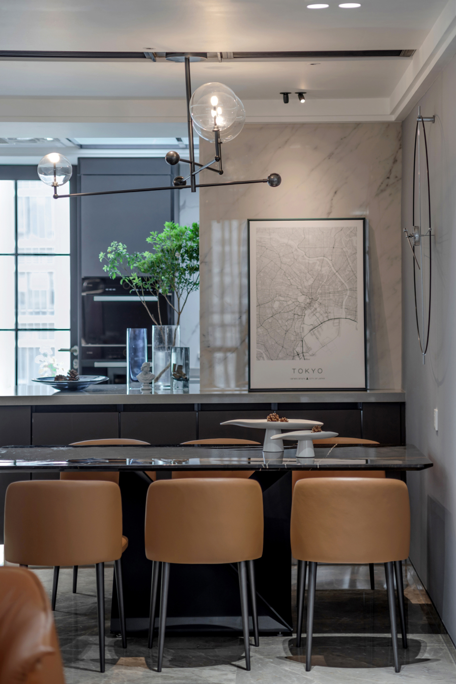 新中式風(fēng)格家裝設(shè)計室內(nèi)裝修效果圖-餐廳 新中式風(fēng)格家裝設(shè)計室內(nèi)裝修效果圖-餐廳