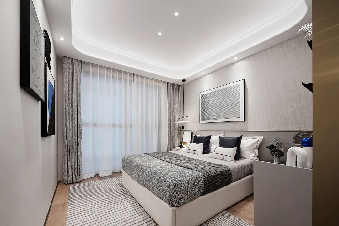 現(xiàn)代簡約風(fēng)格室內(nèi)設(shè)計家裝案例-臥室 現(xiàn)代簡約風(fēng)格室內(nèi)設(shè)計家裝案例-臥室