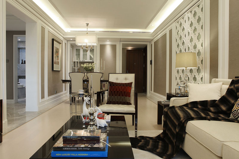 現(xiàn)代歐式風格室內設計家裝案例-客餐廳