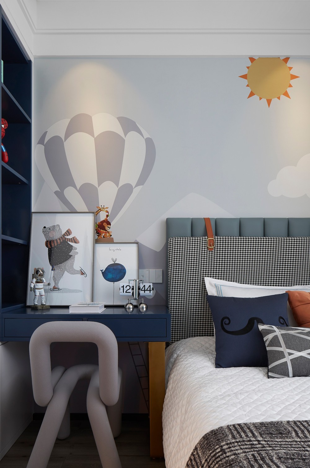 港式現(xiàn)代風格室內(nèi)家裝案例效果圖-兒童房 港式現(xiàn)代風格室內(nèi)家裝案例效果圖-兒童房