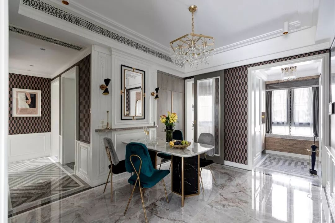 裝修案例輕奢風(fēng)格室內(nèi)裝修效果圖-餐廳 裝修案例輕奢風(fēng)格室內(nèi)裝修效果圖-餐廳