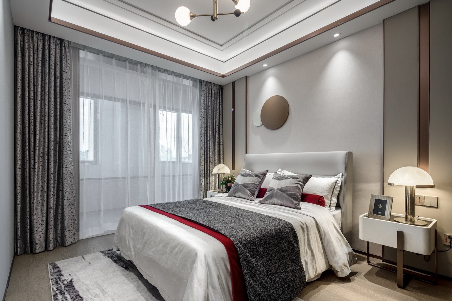 現(xiàn)代新中式風格室內(nèi)設計家裝案例-老人房 現(xiàn)代新中式風格室內(nèi)設計家裝案例-老人房