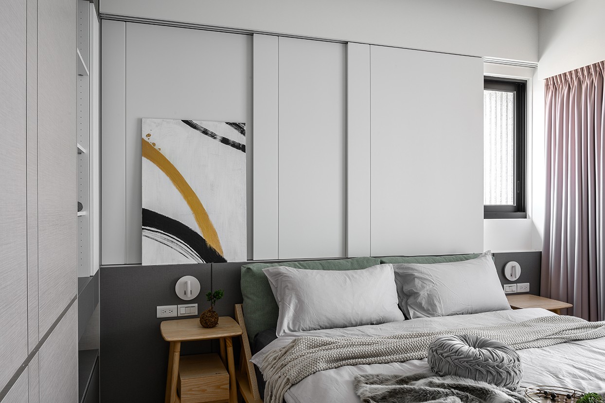 裝修案例現(xiàn)代簡約風格室內裝修效果圖-主臥 裝修案例現(xiàn)代簡約風格室內裝修效果圖-主臥