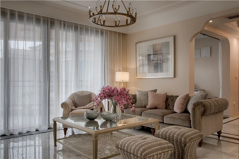 廣州市廣地花園美式風(fēng)格三居室裝修案例