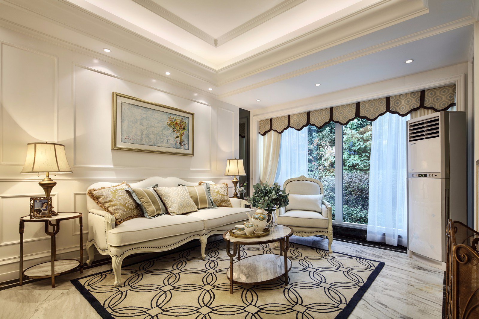 歐式風(fēng)格家裝設(shè)計室內(nèi)裝修效果圖-客廳 歐式風(fēng)格家裝設(shè)計室內(nèi)裝修效果圖-客廳