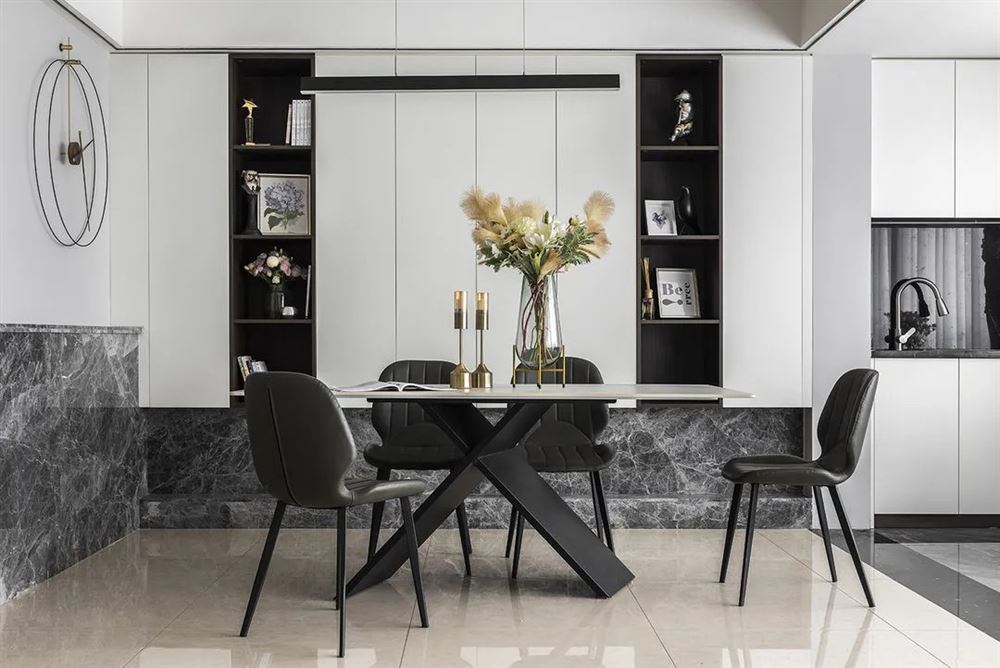 廣州市凱旋新世界現(xiàn)代簡約風格三居室裝修案例