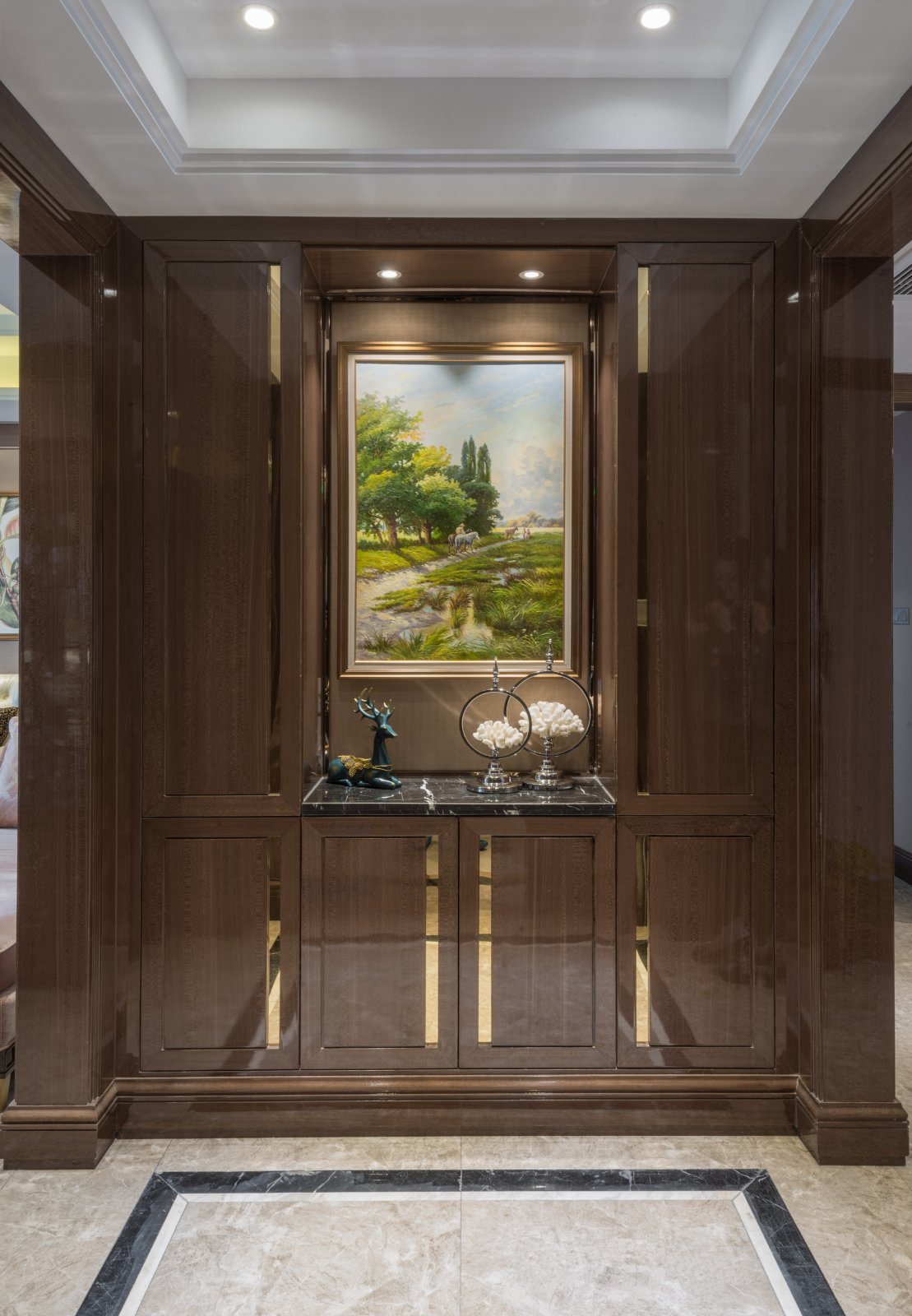 裝修公司奢華美式風格室內(nèi)裝修效果圖-玄關 裝修公司奢華美式風格室內(nèi)裝修效果圖-玄關