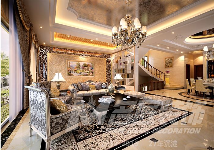 佛山市高明碧桂園&middot;花城薈歐式風(fēng)格三居室裝修案例