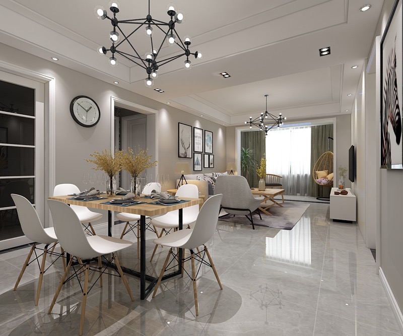 裝修公司北歐風格室內(nèi)裝修效果圖-餐廳 裝修公司北歐風格室內(nèi)裝修效果圖-餐廳