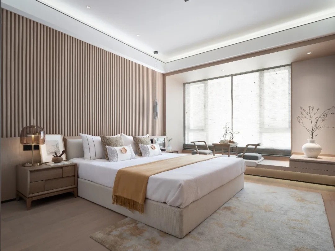 新中式風(fēng)格家裝設(shè)計(jì)室內(nèi)裝修效果圖-主臥 新中式風(fēng)格家裝設(shè)計(jì)室內(nèi)裝修效果圖-主臥