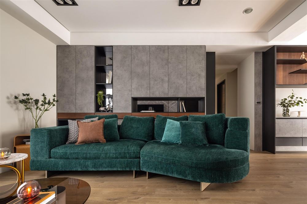 廣州市云山詩意(白云)現(xiàn)代簡約風格三居室裝修案例