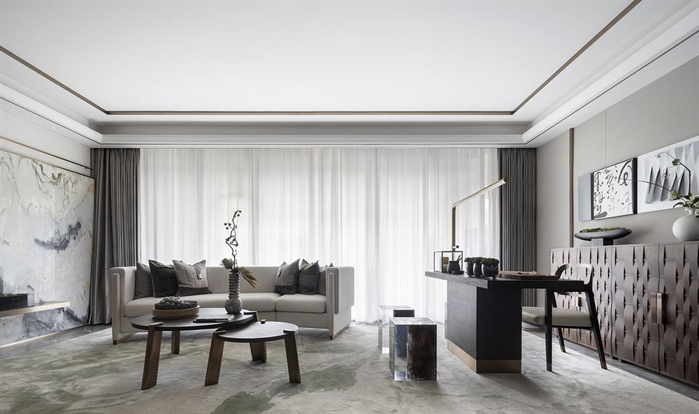 佛山市鵬瑞&middot;三龍灣1號現(xiàn)代簡約風(fēng)格四居室裝修案例