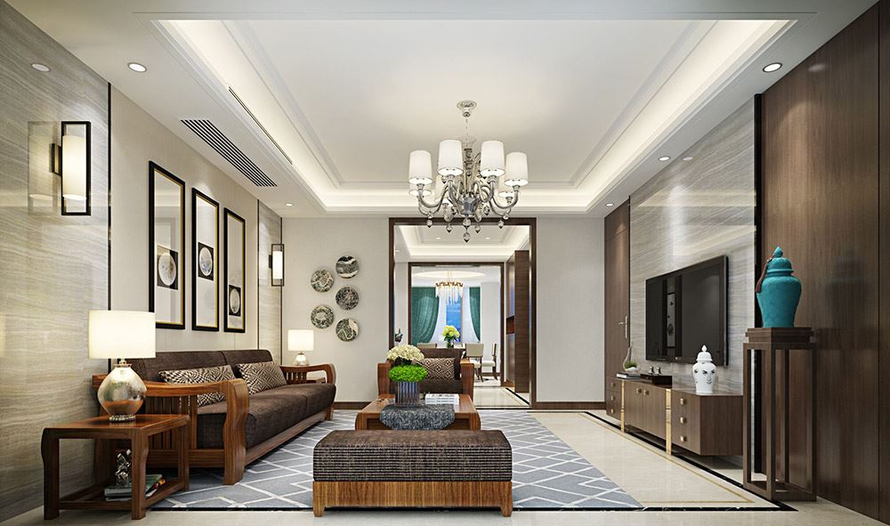 臺州市半島名苑現(xiàn)代簡約風格三居室裝修案例