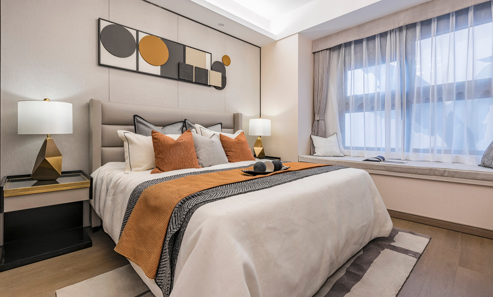 現(xiàn)代簡約風(fēng)格室內(nèi)家裝案例效果圖-臥室 現(xiàn)代簡約風(fēng)格室內(nèi)家裝案例效果圖-臥室