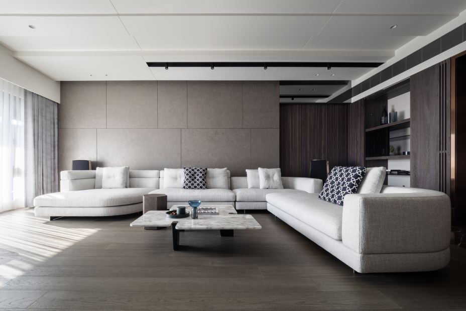 江門市珠江國際新城現(xiàn)代簡約風(fēng)格三居室裝修案例