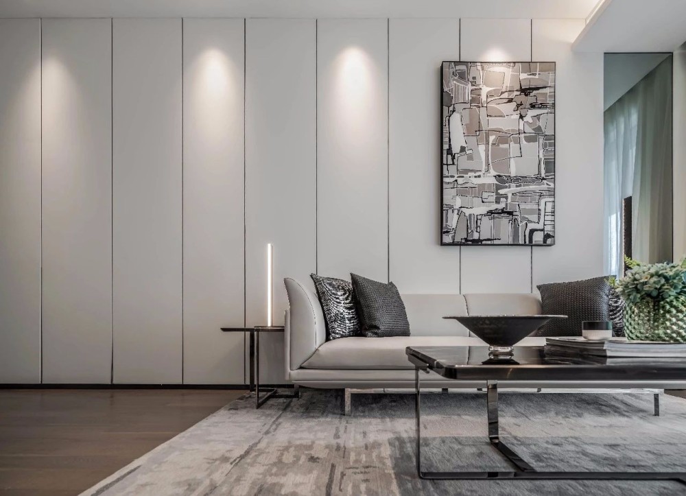 現(xiàn)代簡約風格室內設計家裝案例-客廳