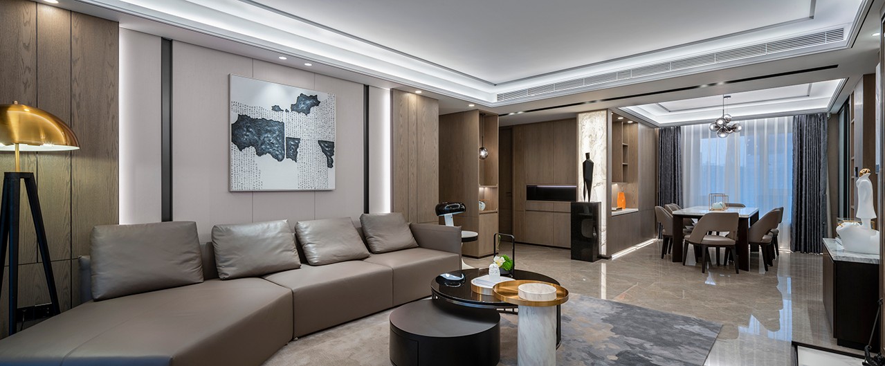 裝修案例新中式風(fēng)格室內(nèi)裝修效果圖-客餐廳 裝修案例新中式風(fēng)格室內(nèi)裝修效果圖-客餐廳