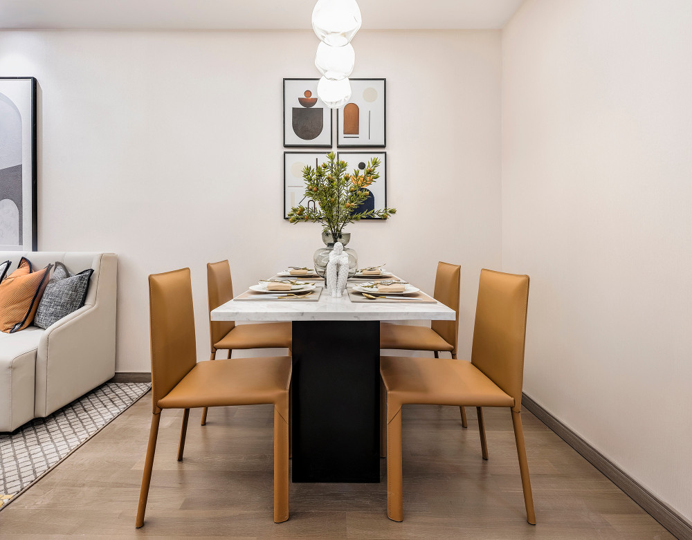 現(xiàn)代簡約風(fēng)格室內(nèi)家裝案例效果圖-餐廳 現(xiàn)代簡約風(fēng)格室內(nèi)家裝案例效果圖-餐廳