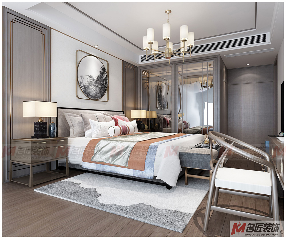 現(xiàn)代前衛(wèi)風格室內裝修效果圖-金色海岸三居132平米-臥室 現(xiàn)代前衛(wèi)風格室內裝修效果圖-金色海岸三居132平米-臥室