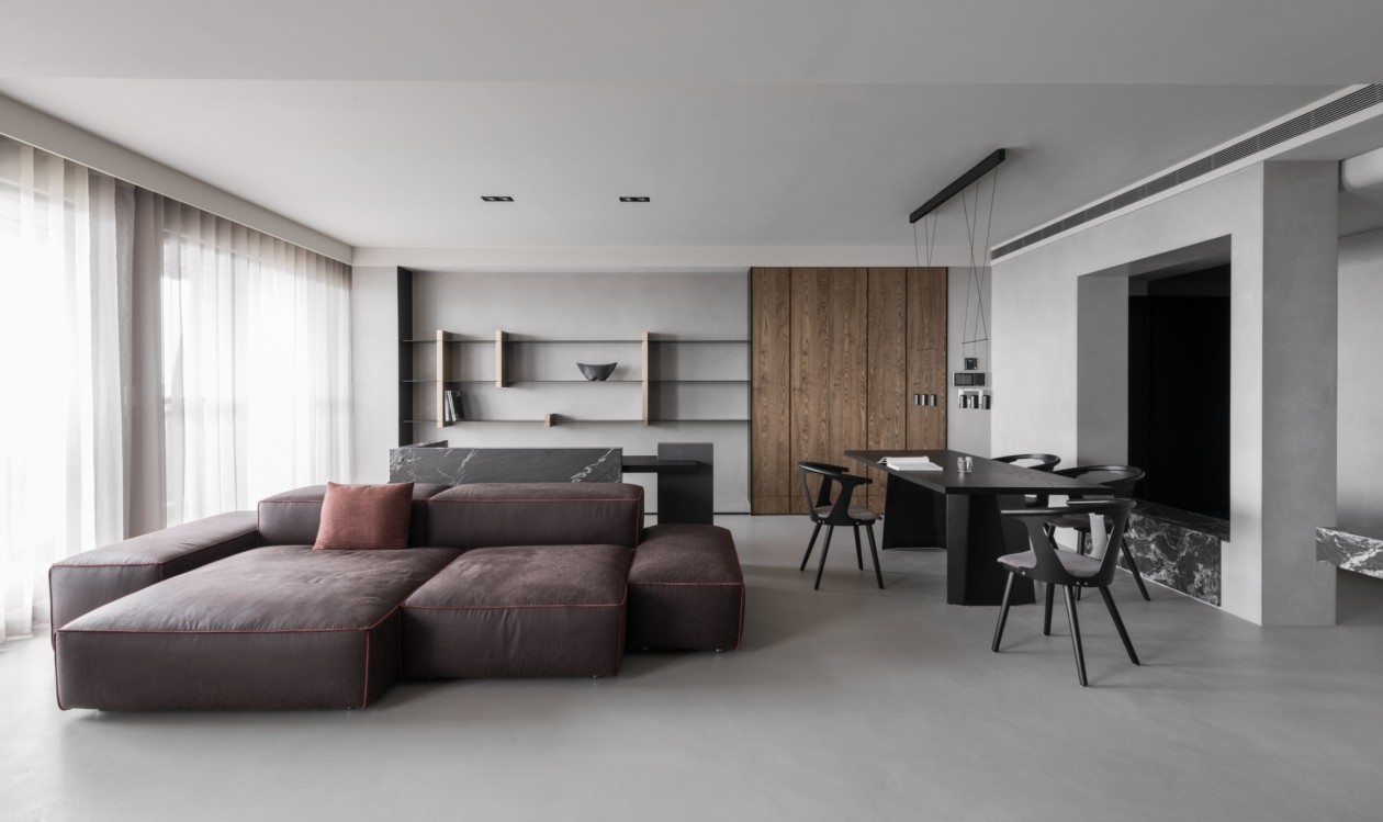 現(xiàn)代極簡風格室內(nèi)設(shè)計家裝案例-客餐廳 現(xiàn)代極簡風格室內(nèi)設(shè)計家裝案例-客餐廳