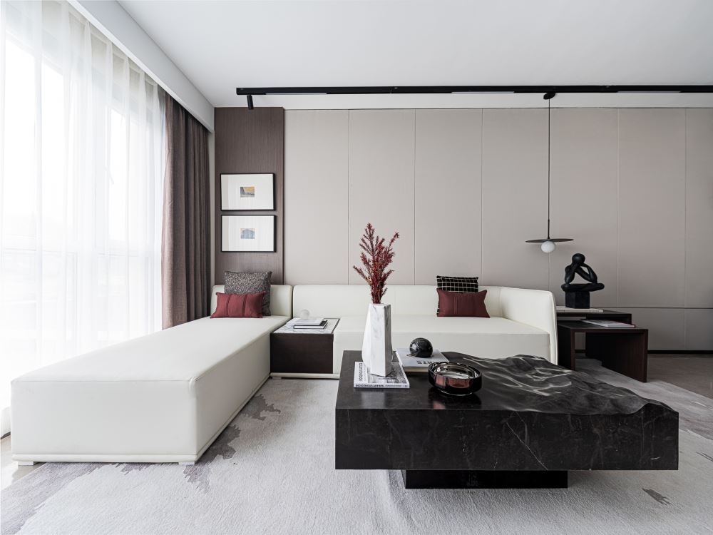 佛山市越秀星匯瀚府現(xiàn)代簡(jiǎn)約風(fēng)格三居室裝修案例