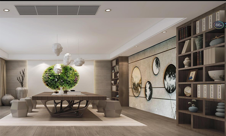 佛山市美的鷺湖森林度假區(qū)現(xiàn)代簡約風(fēng)格別墅裝修案例