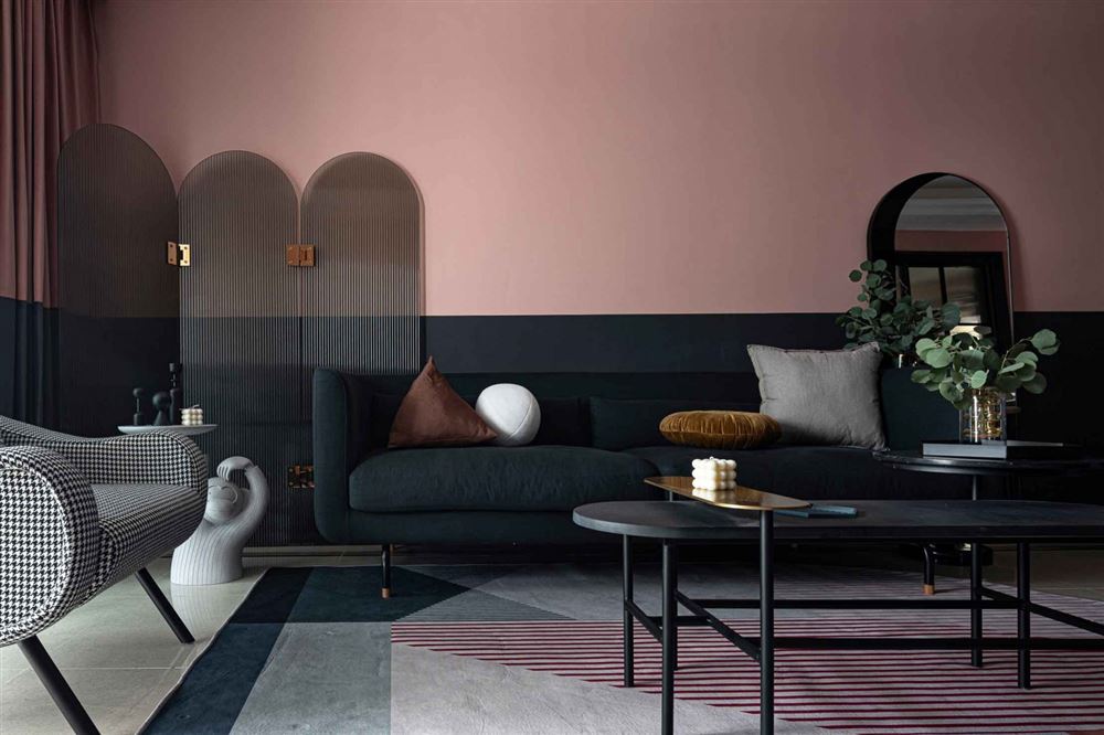 江門市萊茵華庭輕奢風格三居室裝修案例