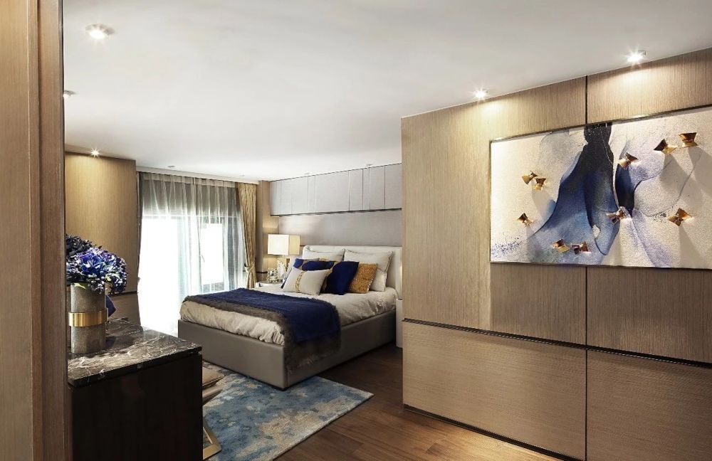 簡(jiǎn)歐輕奢風(fēng)格室內(nèi)設(shè)計(jì)家裝案例-臥室 簡(jiǎn)歐輕奢風(fēng)格室內(nèi)設(shè)計(jì)家裝案例-臥室