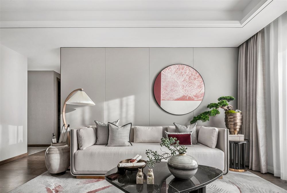 湛江市碧桂園城邦花園輕奢風(fēng)格三居室裝修案例