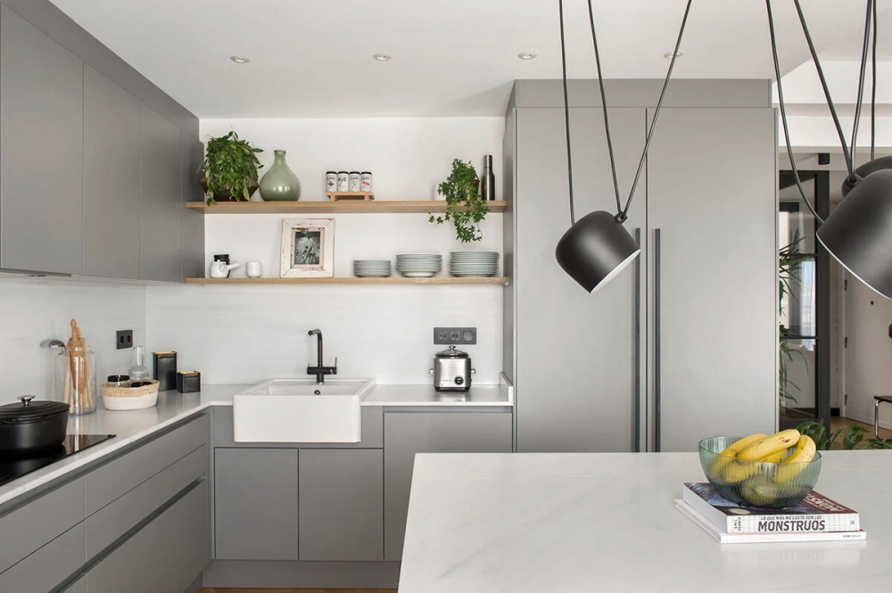 簡(jiǎn)約高級(jí)灰風(fēng)格室內(nèi)設(shè)計(jì)家裝案例-廚房 簡(jiǎn)約高級(jí)灰風(fēng)格室內(nèi)設(shè)計(jì)家裝案例-廚房