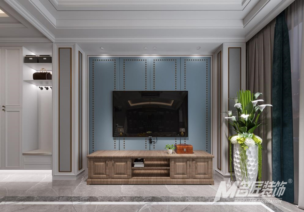 別墅裝修設(shè)計美式輕奢風(fēng)格-客廳 別墅裝修設(shè)計美式輕奢風(fēng)格-客廳