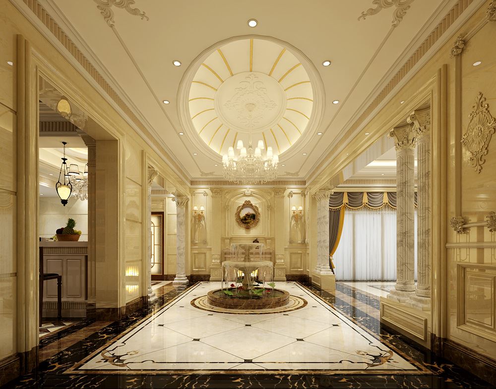 佛山市時代愛車小鎮(zhèn)(佛山)歐式風(fēng)格別墅裝修案例