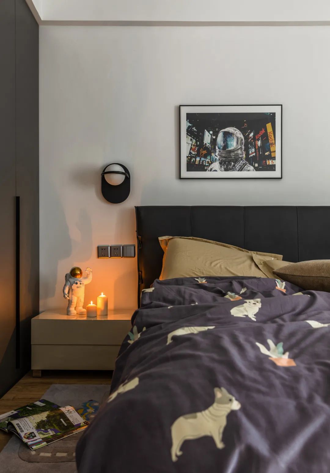 現(xiàn)代摩登風(fēng)格室內(nèi)設(shè)計(jì)家裝案例-次臥 現(xiàn)代摩登風(fēng)格室內(nèi)設(shè)計(jì)家裝案例-次臥