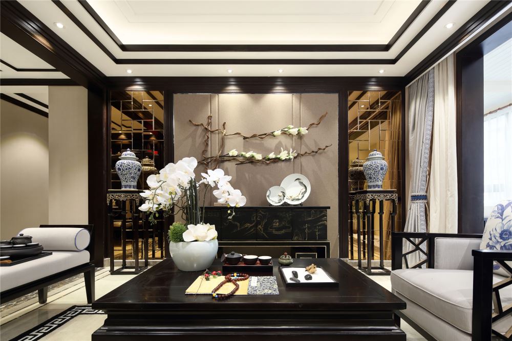 江門市文昌花園新古典風格四居室裝修案例