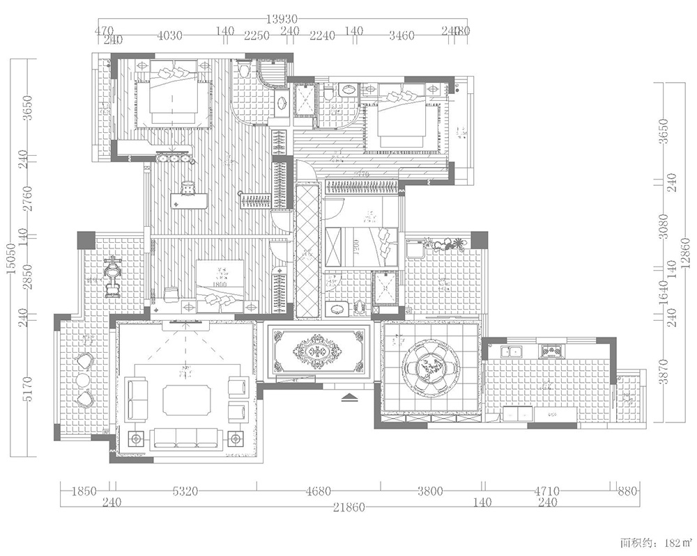佛山裝修公司簡(jiǎn)歐風(fēng)格室內(nèi)裝修效果圖-戶型圖 佛山裝修公司簡(jiǎn)歐風(fēng)格室內(nèi)裝修效果圖-戶型圖