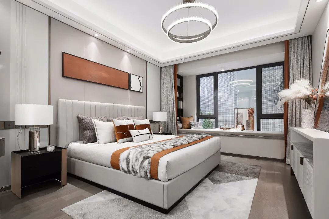 現(xiàn)代簡約風格室內設計家裝案例-臥室
